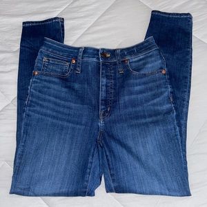 Madewell curvy high rise skinny Jean size 27
